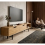 Szafka RTV-54 Drewno Lite Dąb Loft Lakier Rozmiary od 100 cm do 200 cm PREMIUM